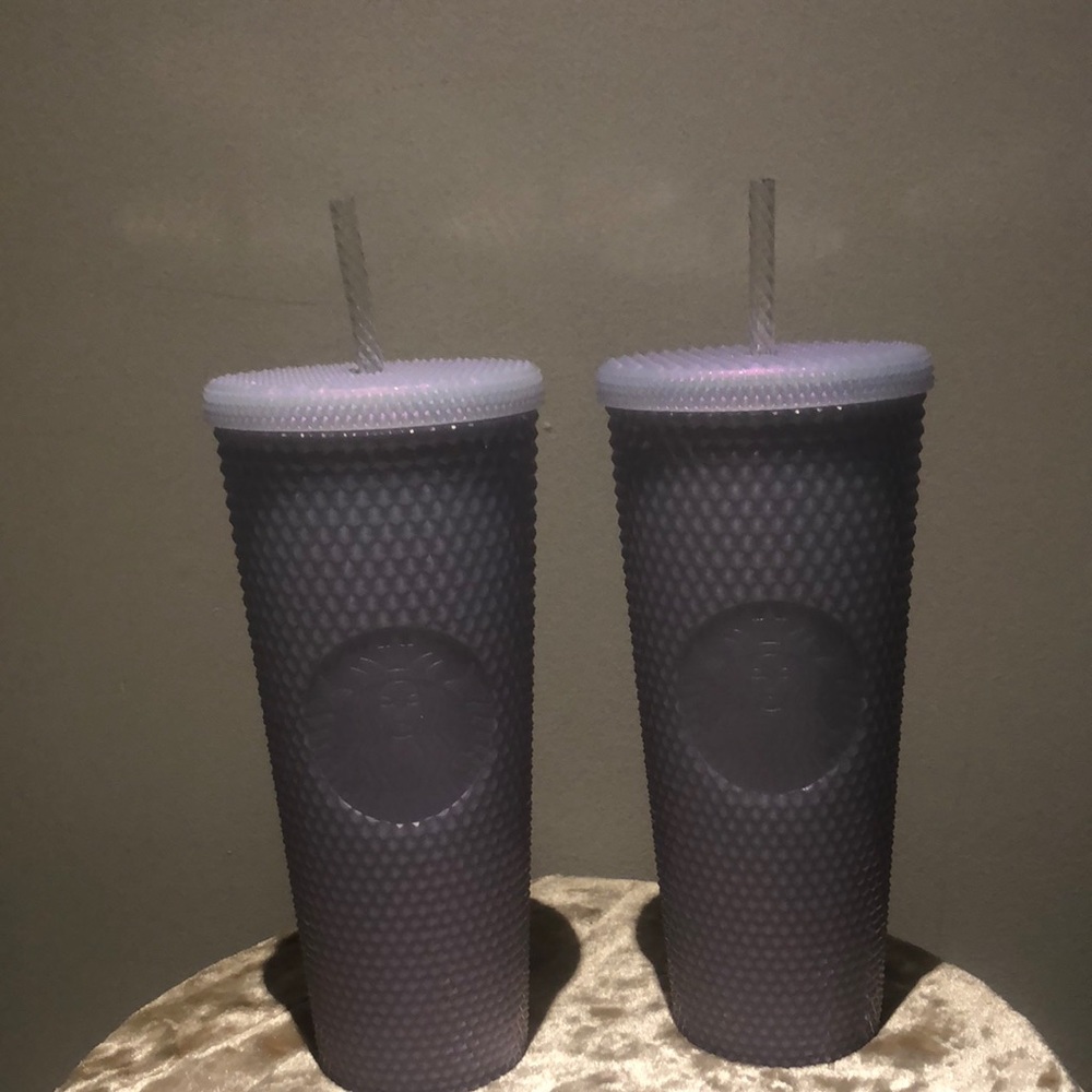 2 Starbucks icy lilac cups